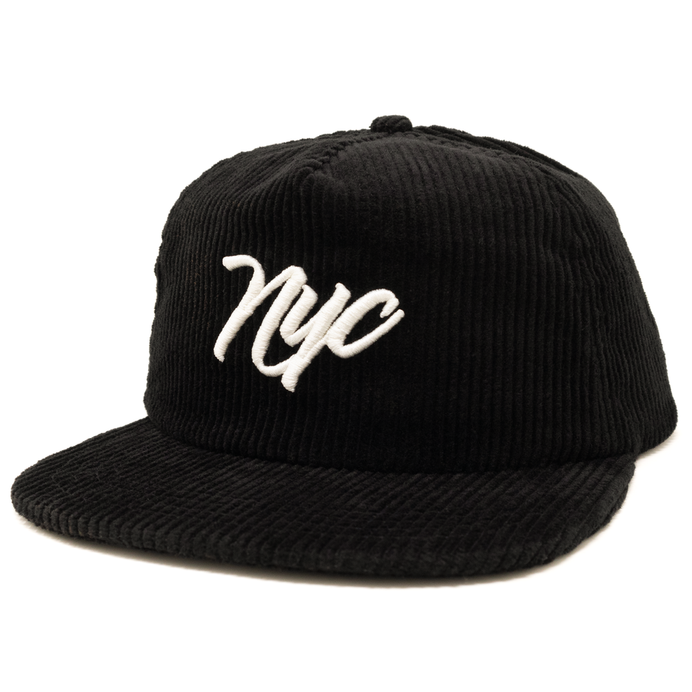 Black 'NYC' Corduroy — SCOPD NYC